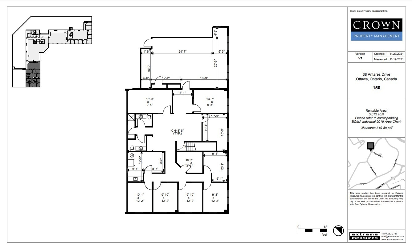 38 Antares Dr, Ottawa, ON à louer Plan d’étage– Image 1 sur 8