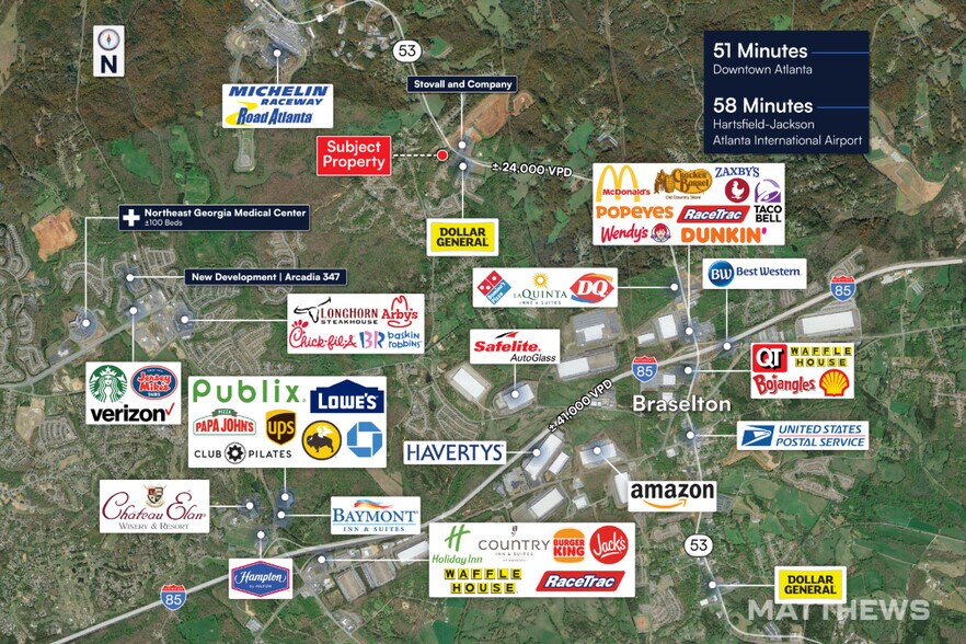 8337 Highway 53, Braselton, GA à vendre - Photo de l’immeuble – Image 3 sur 3