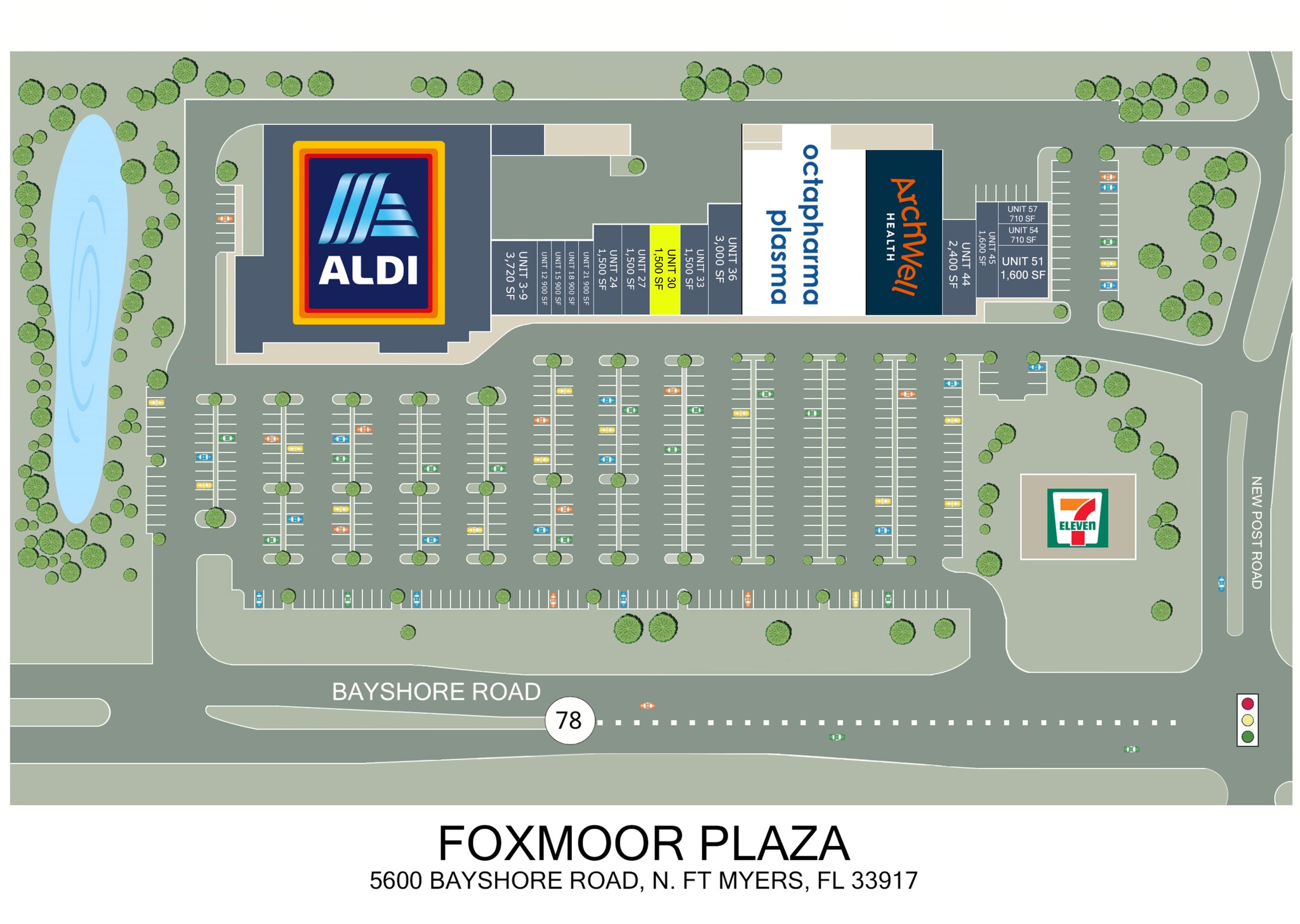 5660 Bayshore Rd, North Fort Myers, FL à louer Plan de site– Image 1 sur 1