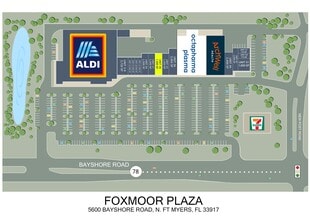 5660 Bayshore Rd, North Fort Myers, FL à louer Plan de site– Image 1 sur 1