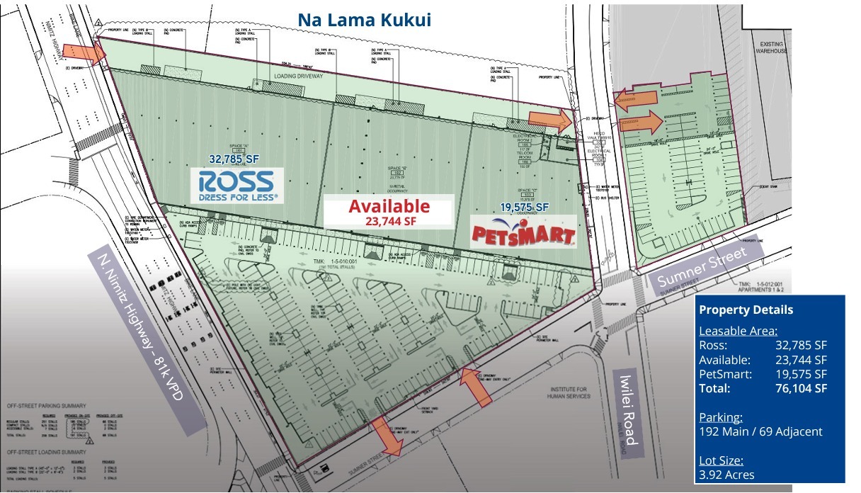 500 N Nimitz Hwy, Honolulu, HI à louer Plan de site– Image 1 sur 1