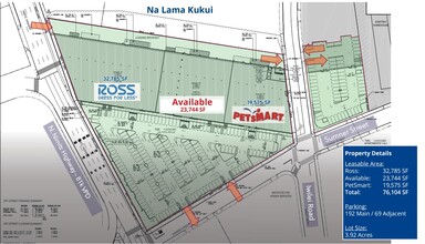 500 N Nimitz Hwy, Honolulu, HI à louer Plan de site– Image 1 sur 1