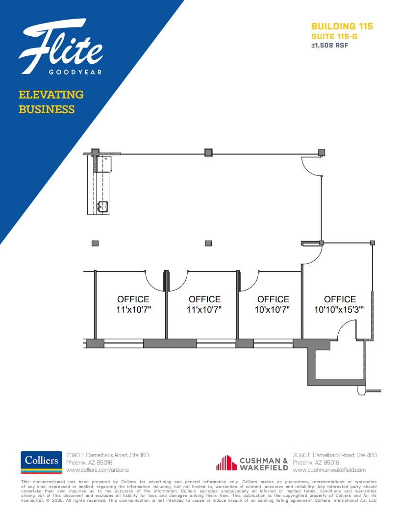 1300 S Litchfield Rd, Goodyear, AZ à louer Plan d’étage– Image 1 sur 1