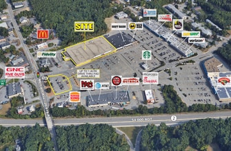 875-977 Merriam Ave, Leominster, MA - VUE AÉRIENNE  vue de carte