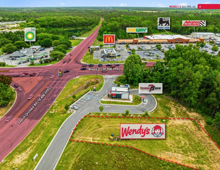 1140 Peach Orchard Rd, Sumter, SC à vendre - Photo de l’immeuble – Image 2 sur 4
