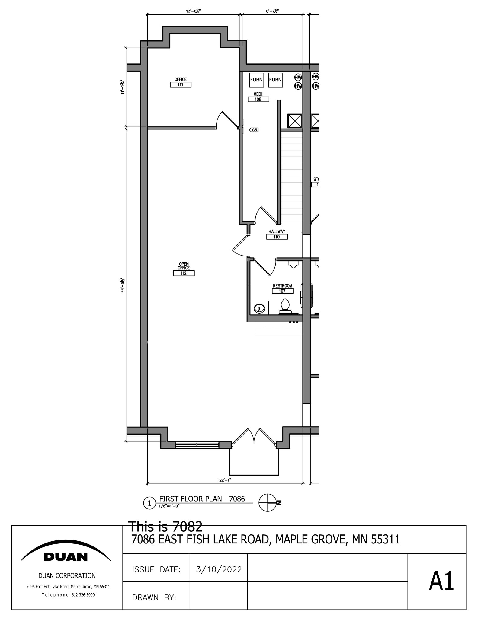 7082 E Fish Lake Rd, Maple Grove, MN à louer Plan de site– Image 1 sur 1