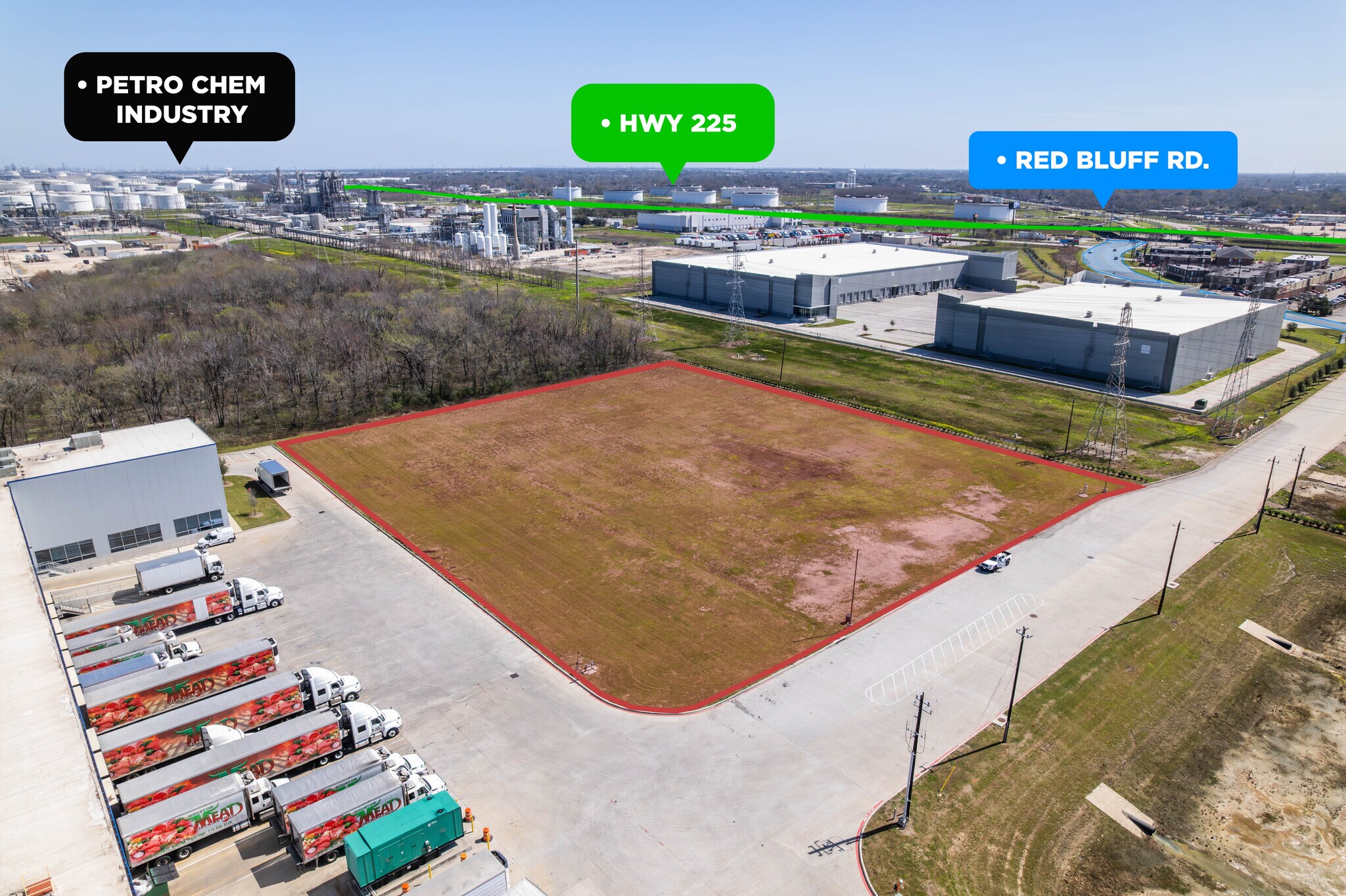 0 Red Bluff Road, Pasadena, TX à vendre Aérien– Image 1 sur 8
