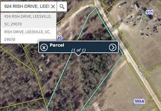 Plus de détails pour 924 Rish dr, Leesville, SC - Terrain à vendre