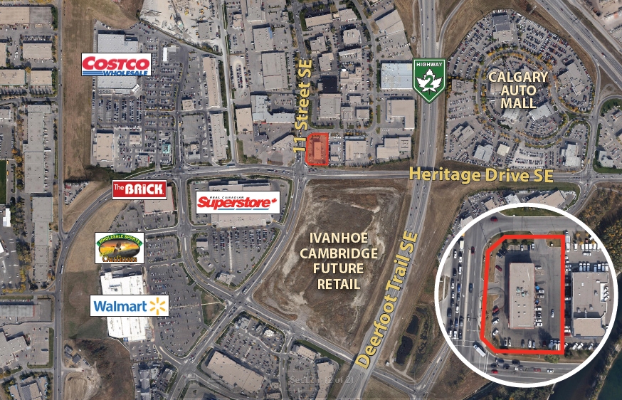 1221 73rd Ave SE, Calgary, AB à louer - Aérien – Image 2 sur 6