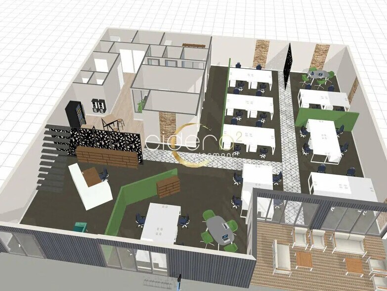 Bureau dans Clermont-Ferrand à louer - Plan d’étage – Image 3 sur 9