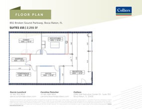851 Broken Sound Pky NW, Boca Raton, FL à louer Plan d’étage– Image 1 sur 1