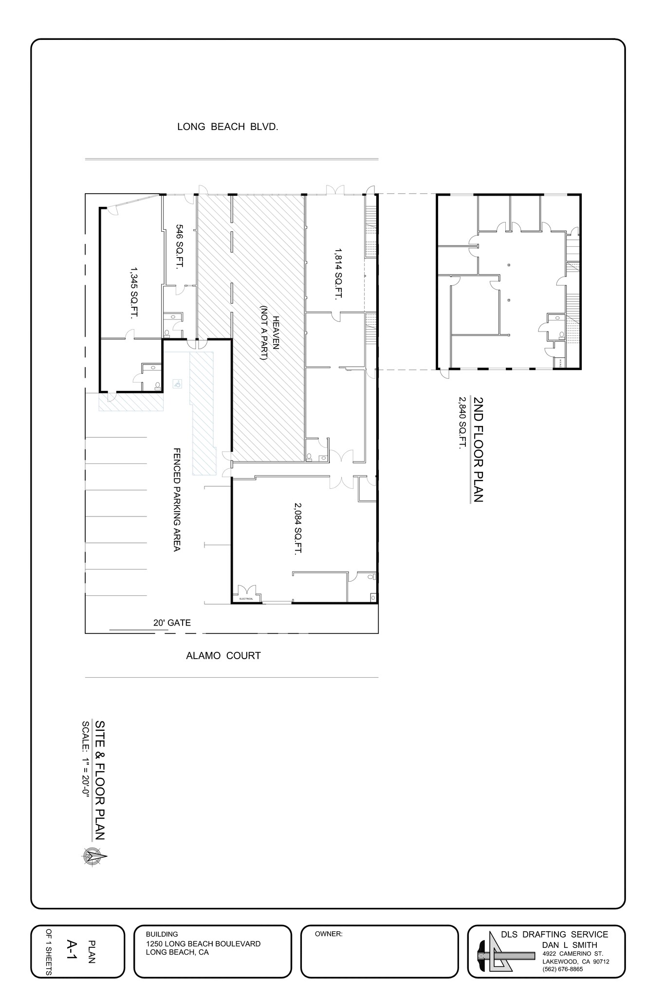 1244-1248 Long Beach Blvd, Long Beach, CA à louer Plan de site– Image 1 sur 1