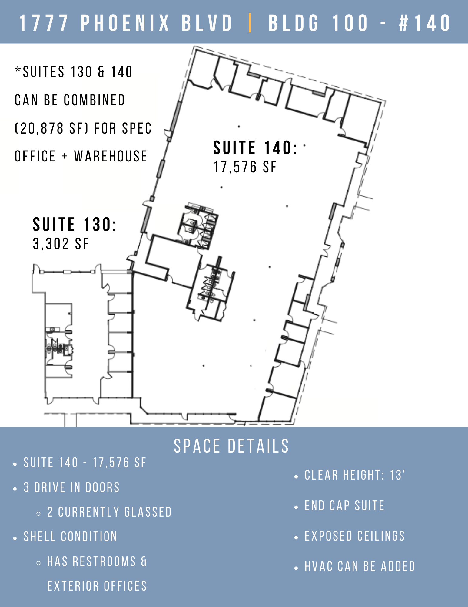 1688 Phoenix Pky, College Park, GA à louer Plan d’étage– Image 1 sur 1