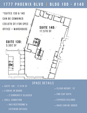 1688 Phoenix Pky, College Park, GA à louer Plan d’étage– Image 1 sur 1