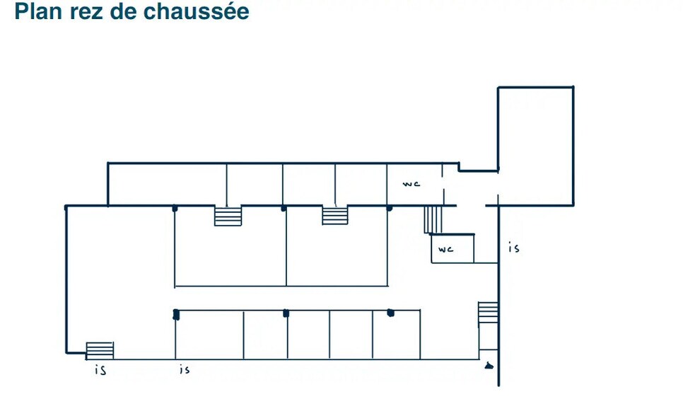 Bureau dans Paris à vendre - Plan d’étage – Image 3 sur 3