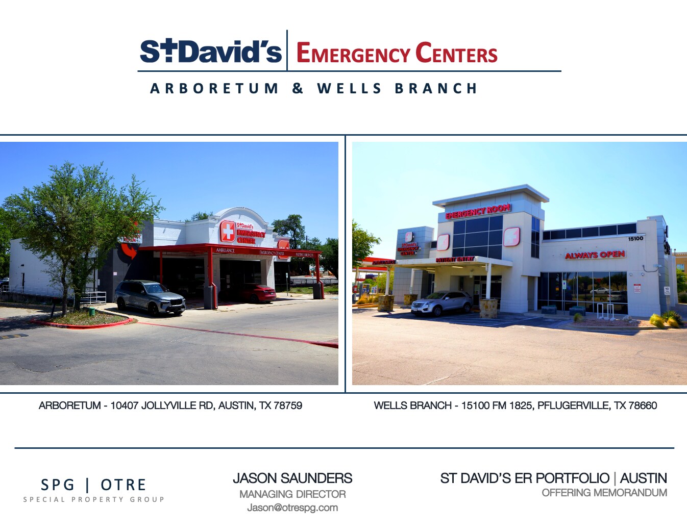 St David's ER Portfolio portefeuille de 2 biens à vendre sur LoopNet.fr Autre– Image 1 sur 13