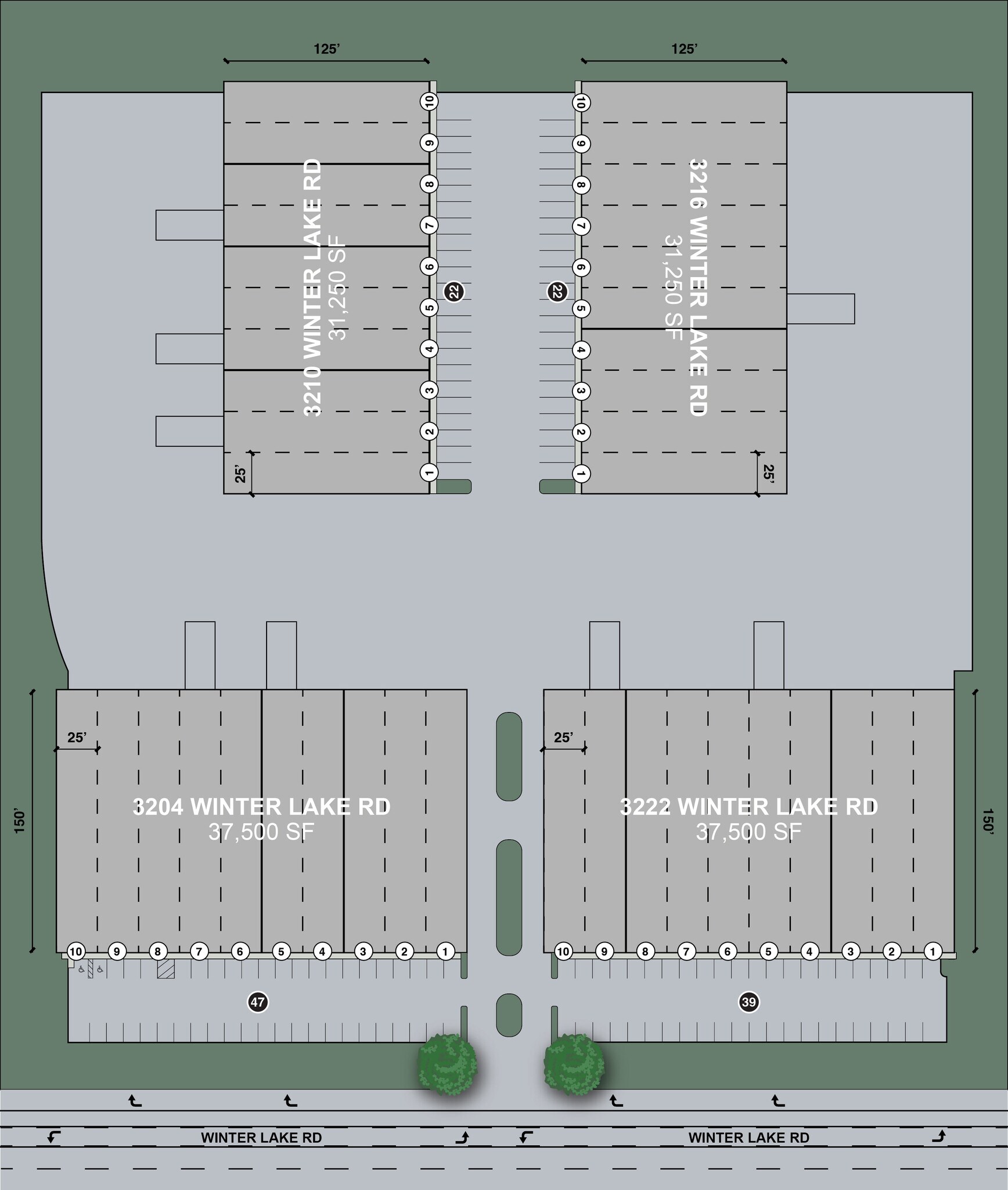 3222 Winter Lake Rd, Lakeland, FL à louer Plan de site– Image 1 sur 1