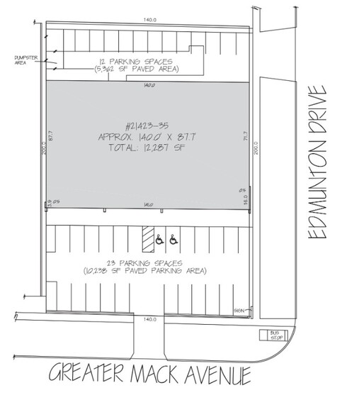 21421-21435 Greater Mack Ave, Saint Clair Shores, MI à louer - Photo de l’immeuble – Image 1 sur 9