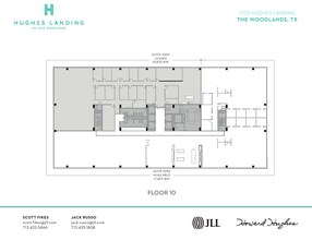 1725 Hughes Landing Blvd, The Woodlands, TX à louer Plan d’étage– Image 1 sur 1