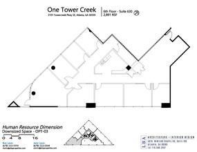 3101 Towercreek Pkwy SE, Atlanta, GA à louer Plan d’étage– Image 2 sur 7