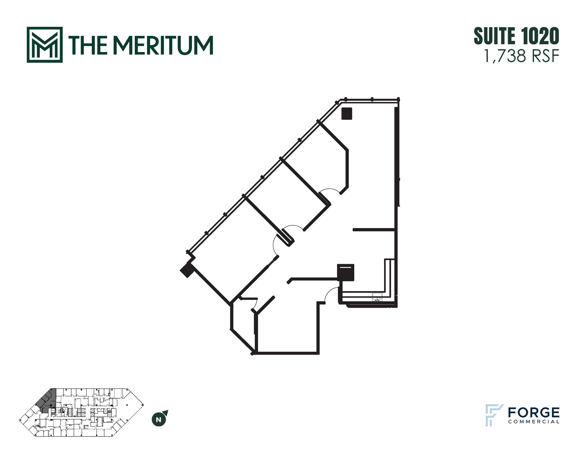 12221 Merit Dr, Dallas, TX à louer Plan d’étage– Image 1 sur 1