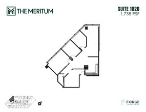 12221 Merit Dr, Dallas, TX à louer Plan d’étage– Image 1 sur 1