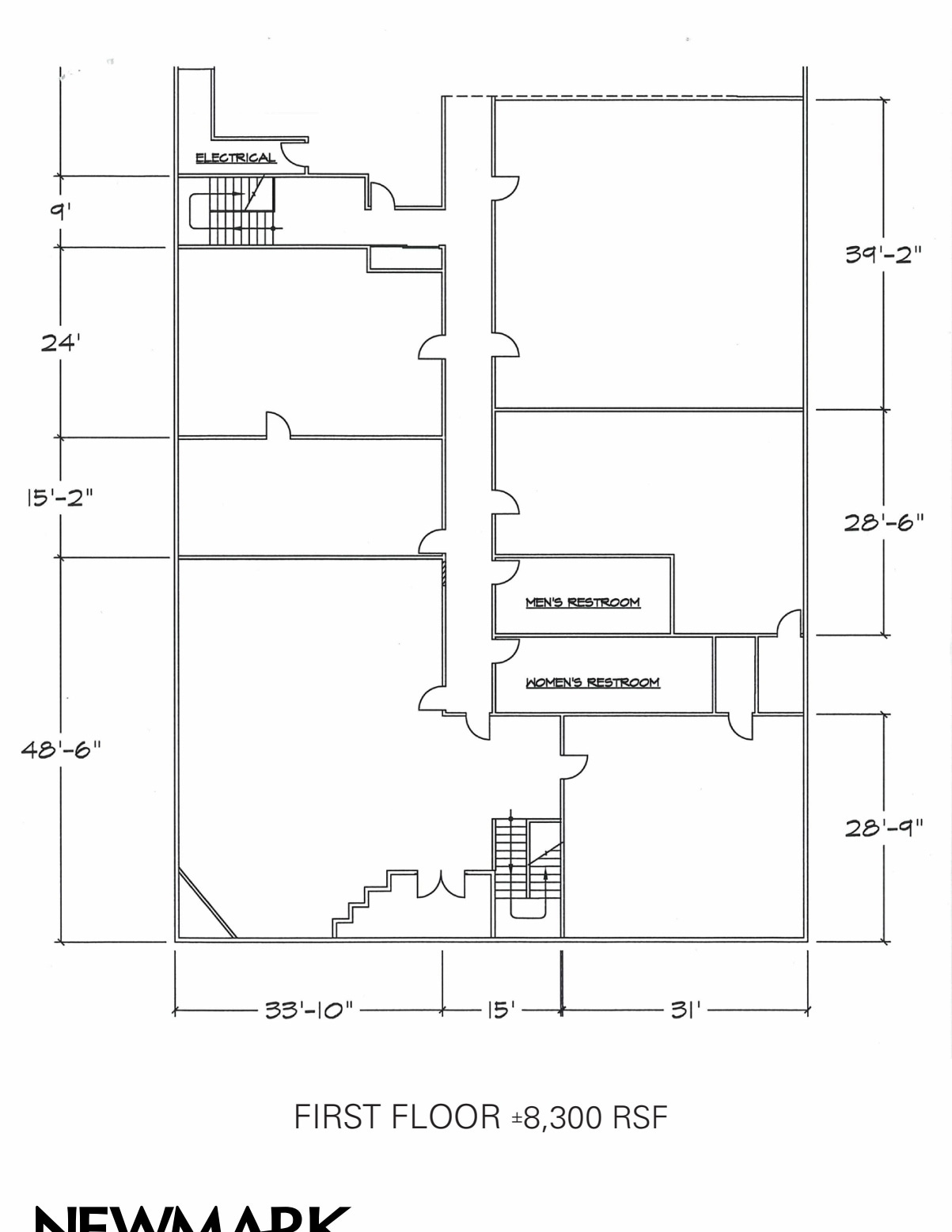 19601 Mariner Ave, Torrance, CA à louer Plan d’étage– Image 1 sur 2