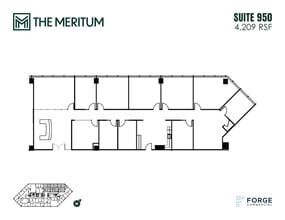 12221 Merit Dr, Dallas, TX à louer Plan d’étage– Image 1 sur 1