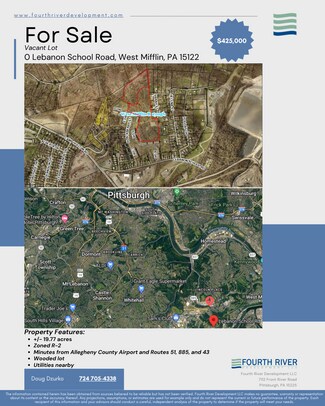 Plus de détails pour 0 Lebanon School Road, West Mifflin, PA - Terrain à vendre