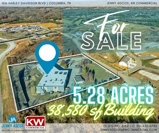 Plus de détails pour 1616 Harley Davidson Blvd, Columbia, TN - Local commercial à vendre