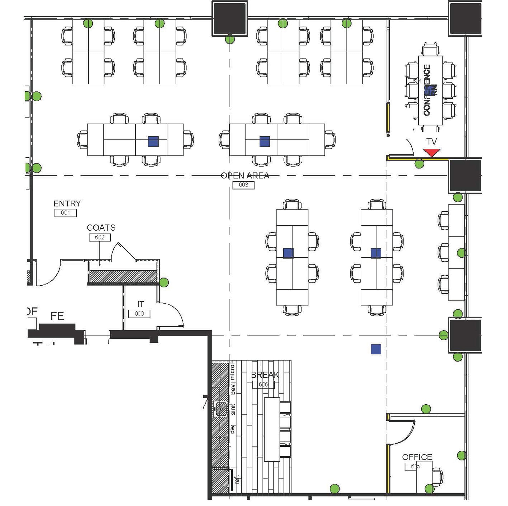 1801 Broadway, Denver, CO à louer Plan d’étage– Image 1 sur 1