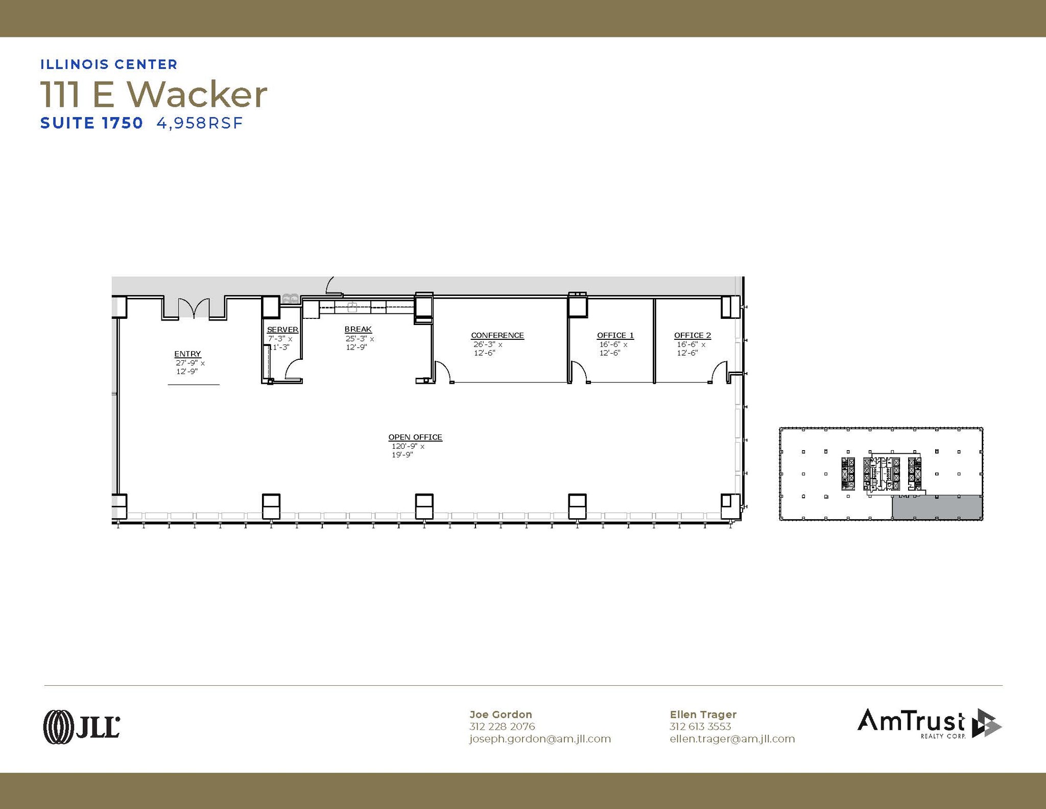 111 E Wacker Dr, Chicago, IL à louer Plan d’étage– Image 1 sur 9