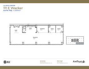 111 E Wacker Dr, Chicago, IL à louer Plan d’étage– Image 1 sur 9