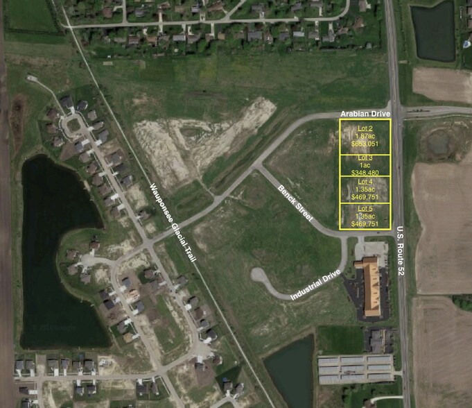 Benck St & Industrial Dr, Manhattan, IL à vendre - Aérien – Image 2 sur 2