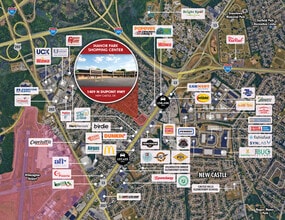 1403-1415 N DuPont Hwy, New Castle, DE - Vue aérienne  vue de carte