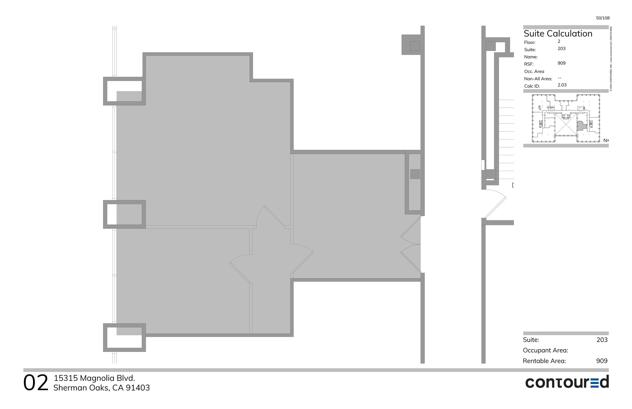 15315 Magnolia Blvd, Sherman Oaks, CA à louer Plan de site– Image 1 sur 1
