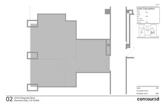 15315 Magnolia Blvd, Sherman Oaks, CA à louer Plan de site– Image 1 sur 1