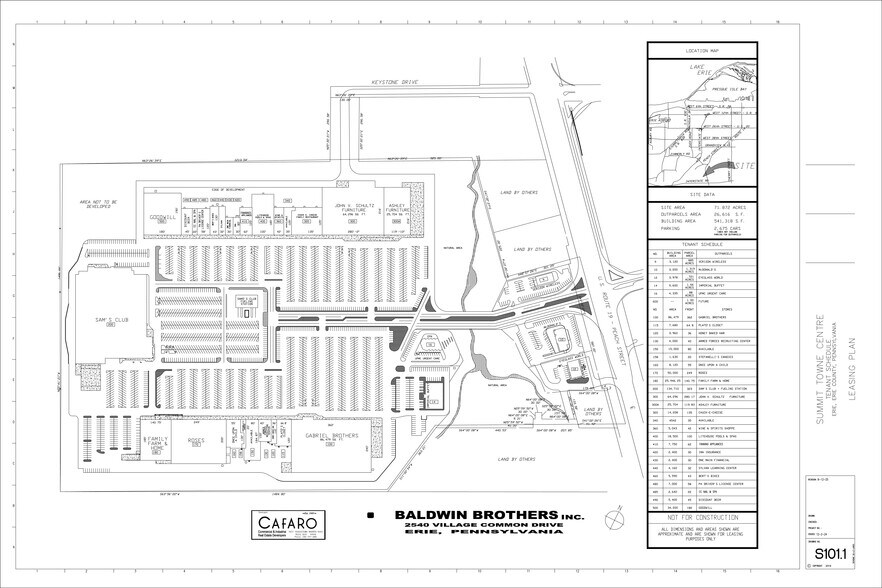 7200 Peach St, Erie, PA à louer - Plan de site – Image 2 sur 2