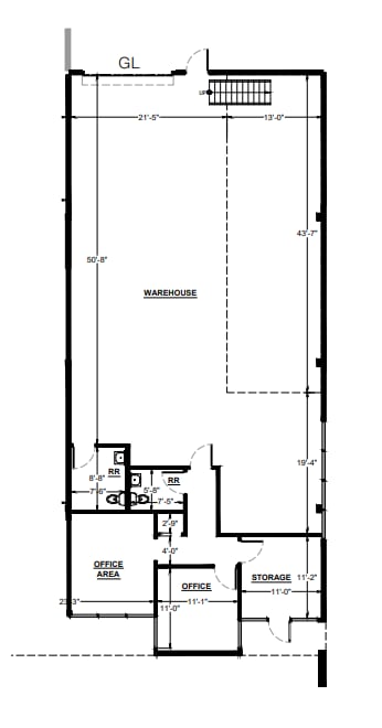 9560 Chesapeake Dr, San Diego, CA à louer Plan d’étage– Image 1 sur 1