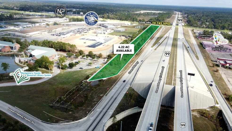 0 Grand Parkway, New Caney, TX à vendre - Aérien – Image 2 sur 4