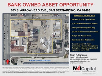 Plus de détails pour 603 S Arrowhead Ave, San Bernardino, CA - Industriel/Logistique à vendre