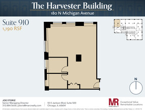 180 N Michigan Ave, Chicago, IL à louer Plan d’étage– Image 1 sur 5