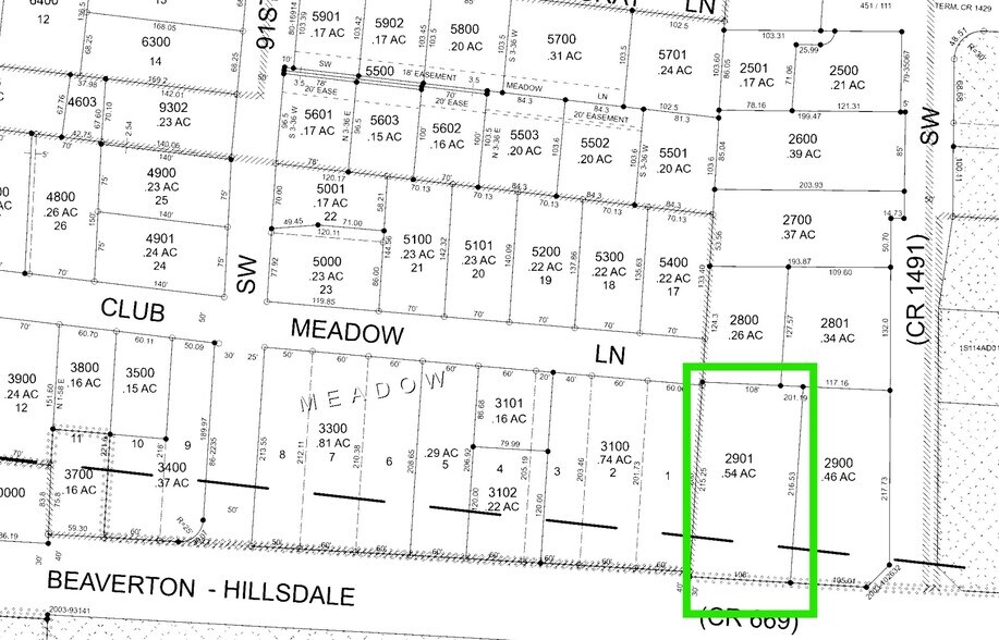 8975 SW Beaverton Hillsdale Hwy, Portland, OR à vendre - Plan de site – Image 2 sur 4