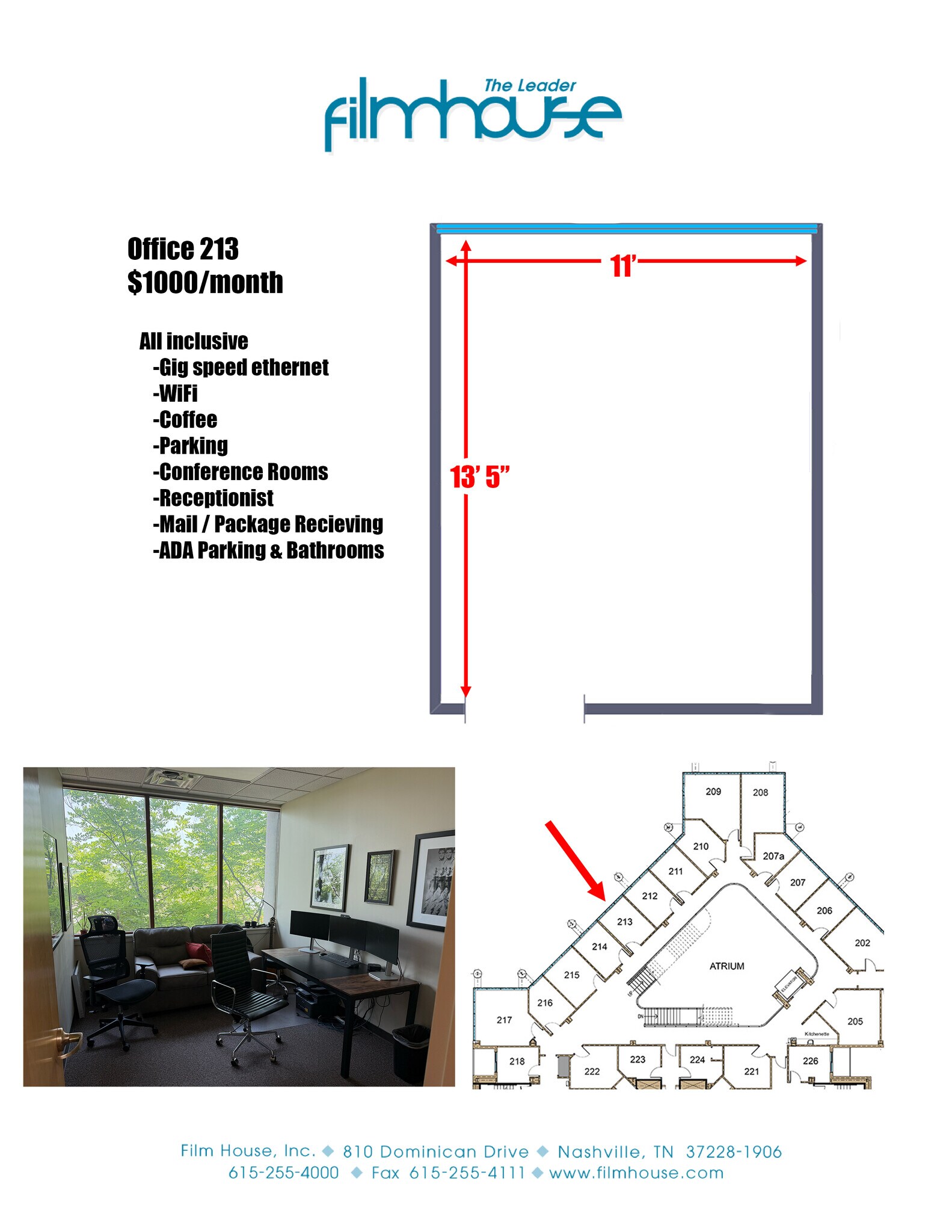 810 Dominican Dr, Nashville, TN à louer Photo intérieure– Image 1 sur 1