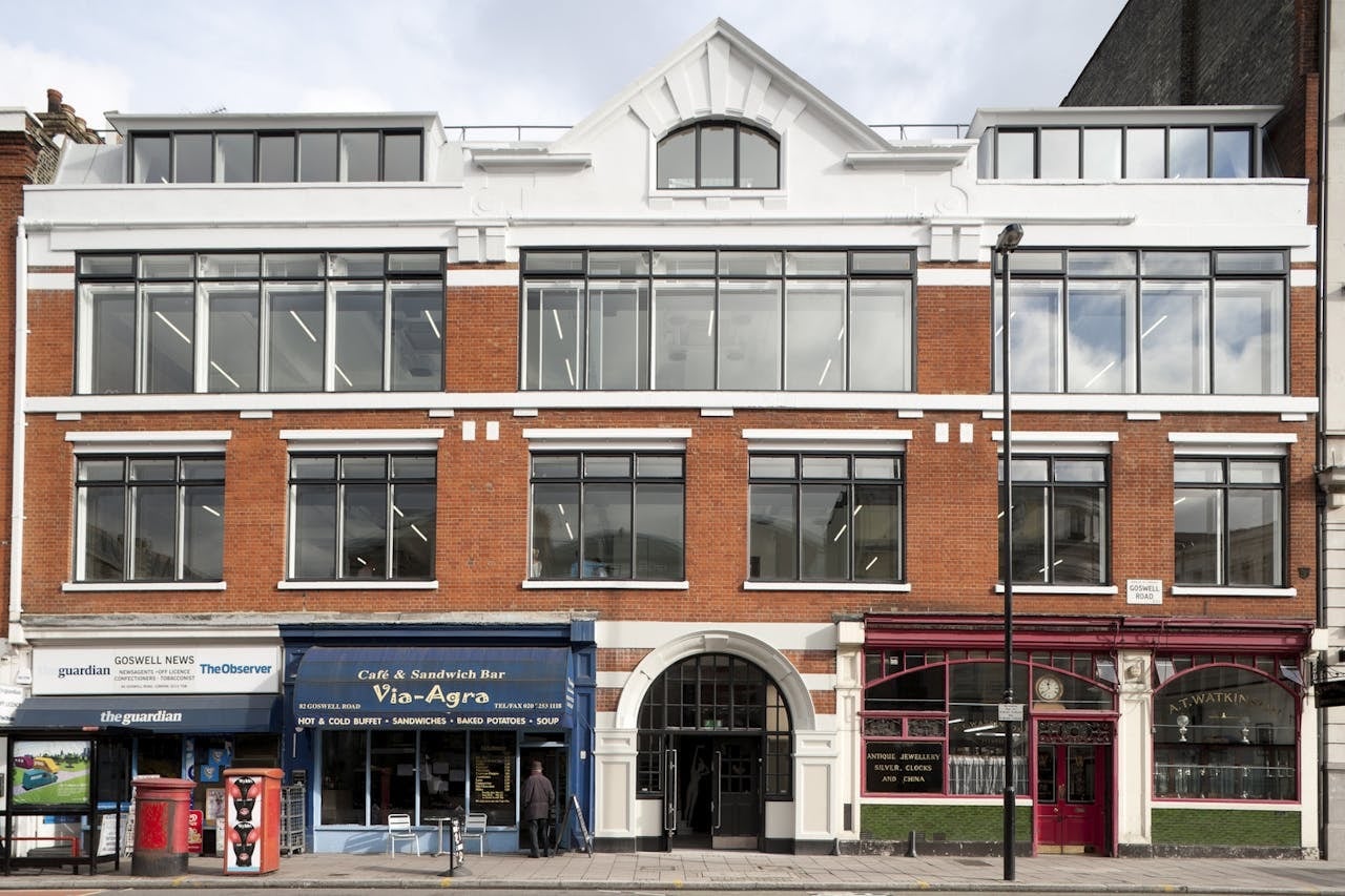 80 Goswell Rd, Londres à louer Photo de l’immeuble– Image 1 sur 2