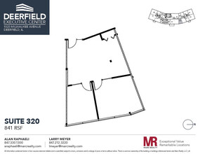1020 Milwaukee Ave, Deerfield, IL à louer Plan d’étage– Image 1 sur 4