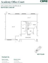 600-650 Academy Dr, Northbrook, IL à louer Plan d’étage– Image 1 sur 1