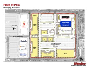 875 St. James St, Winnipeg, MB à louer Plan de site– Image 1 sur 1