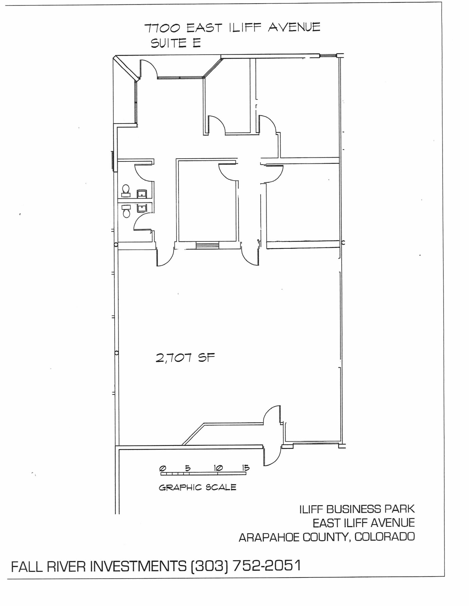 7700 E Iliff Ave, Denver, CO à louer Plan de site– Image 1 sur 1