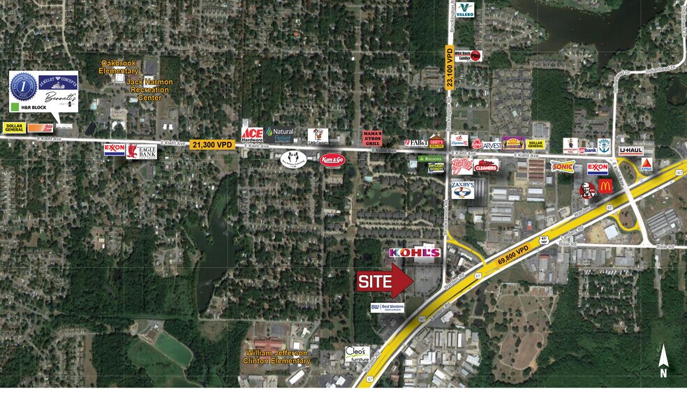 Warden Rd & Brookswood Rd, Sherwood, AR à vendre - Photo de l’immeuble – Image 2 sur 3